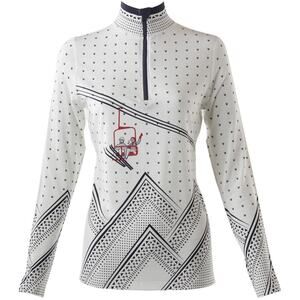 Krimson Klover Adrenaline 1/4 Zip Base Layer Top Small - Skiing Retro Telluride